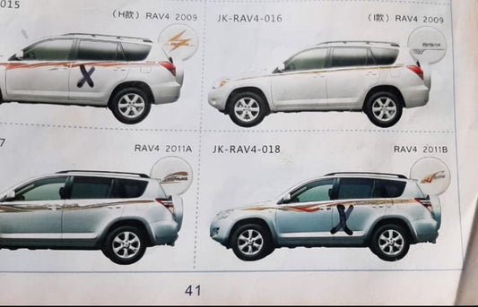 Stickers Décoratifs pour Toyota RAV4