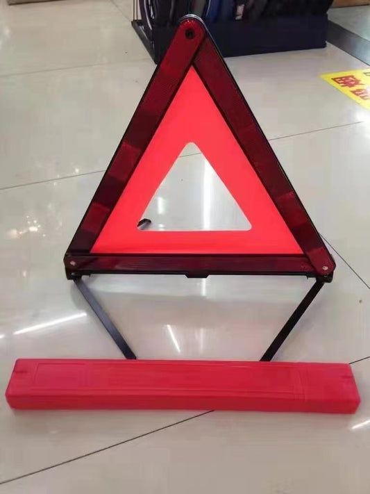 Triangle de Signalisation d'Urgence Réfléchissant – Accessoire de Sécurité Routière