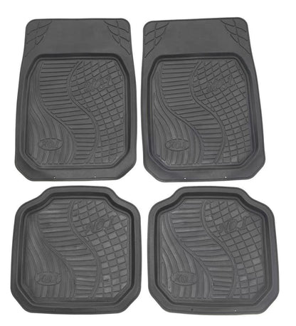 Tapis de Sol Universels pour Voiture – (5 Pièces) en Caoutchouc Antidérapant No1